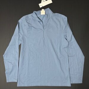 Calvin Klein Sky Blue Quarter Zip Pullover